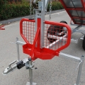 Small Log Trailer With Crane